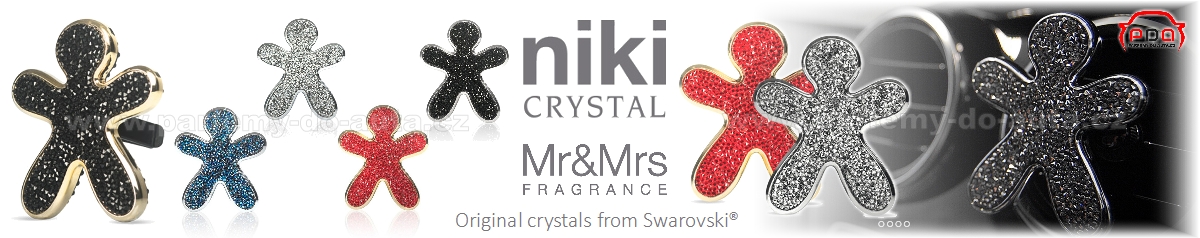 Panáček Niki s kamínky a krystaly Swarovski od Mr&Mrs Fragrance